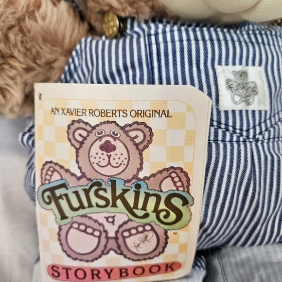 NWT Vintage‎ 1984 Furskin Dudley Xavier Roberts 22 Inch Plush Stuffed Bear - Picture 9 of 11